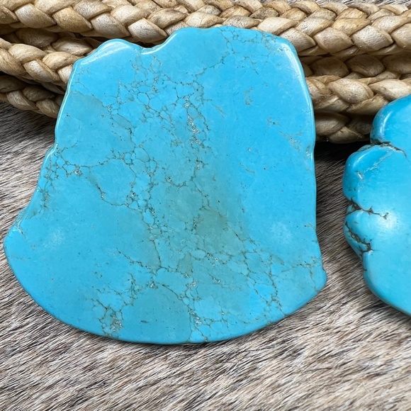 Large Genuine Turquoise Concho Lot - Picture 5 of 6